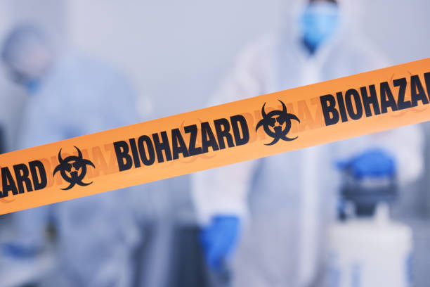 Professional Biohazard Cleanup technician working in Phillipsburg, GA